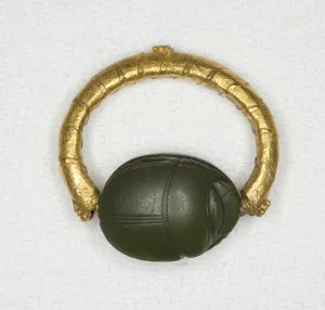 18th Century Bc Prints: Ring with a Scarab Bezel, Egypt, Middle Kingdom-Second Intermediate Period