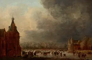 Josefsz Van Goyen Prints: At the Rink, before 1636. Creator: Jan van Goyen