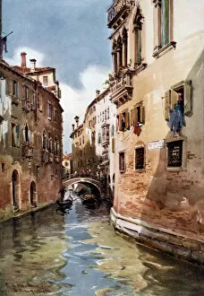Rio del Olio, Venice, Italy, 1907 (1908-1909).Artist: William Alister Macdonald