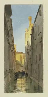 Water Surface Prints: Rio del Santissimo with a view of the choir of Santo Stefano