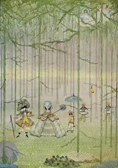 Riquet with the Tuft. From Charles Perraults Fairy Tales. Water-Colour Drawing, 1923 Riquet with the Tuft. From Charles Perraults Fairy Tales. Water-Colour Drawing, 1923