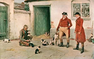 Puppies Prints: The Rising Generation, 1891, (c1902). Creator: Unknown