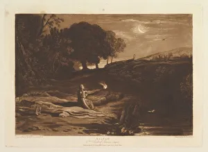Liber Studorium Prints: Rispah, 2nd Book of Samuel, Chapter 21 (Liber Studiorum, part IX, plate 46), April 23