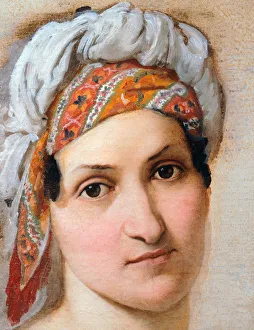 1816 Prints: Ritratto della moglie Vincenza Scaccia, 1816. Creator: Hayez, Francesco (1791-1882)
