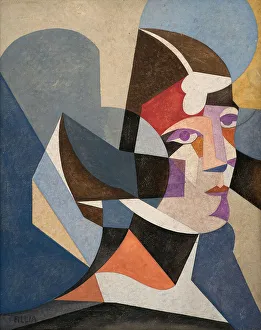 Futurism Prints: Ritratto della Signora Colombo, 1925. Creator: Fillia, (Luigi Colombo) (1904-1936)