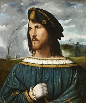 Accademia Carrara Gallery: Ritratto di Gentiluomo (detto Cesare Borgia), Between 1500 and 1524. Creator: Melone, Altobello (c)