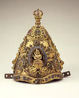 Embossed Prints: Ritual Crown, 12th century. Creator: Unknown