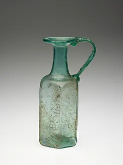 Blown Glass Prints: Ritual Flask, 6th-7th century AD. Creator: Unknown