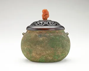 Ritual Equipment Prints: Ritual vessel (an), Eastern Zhou dynasty, ca. 6th century BCE. Creator: Unknown