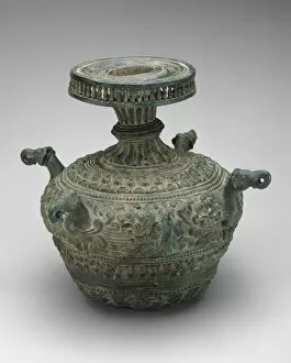 Angkor Period Collection: Ritual Vessel, Angkor period, 12th / 13th century. Creator: Unknown