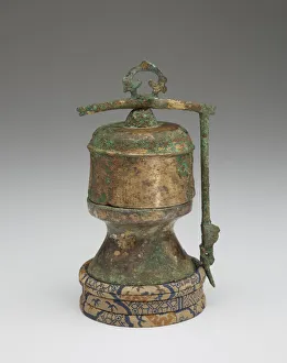 Ritual vessel with cover, Possibly Han dynasty, 206 BCE-220 CE. Creator: Unknown Ritual vessel with cover, Possibly Han dynasty, 206 BCE-220 CE. Creator: Unknown
