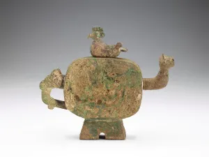 Ritual Vessel Prints: Ritual vessel (huo), Eastern Zhou dynasty, ca. 8th century BCE. Creator: Unknown