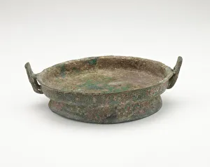 Ritual Vessel Prints: Ritual vessel (pan), Eastern Zhou dynasty, ca. 8th century BCE. Creator: Unknown