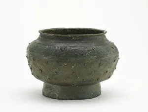 Ritual Vessel Prints: Ritual wine container (pou), Late Shang dynasty, ca. 1200-1100 BCE. Creator: Unknown