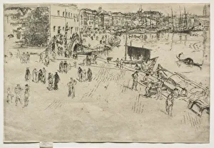 1834 1903 Prints: The Riva, No. 1, 1880. Creator: James McNeill Whistler (American, 1834-1903)