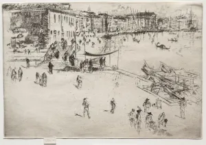 1834 1903 Prints: The Riva, No. 2, 1886. Creator: James McNeill Whistler (American, 1834-1903)