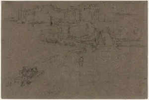 1834 1903 Prints: The Riva, Venice. Creator: James McNeill Whistler (American, 1834-1903)