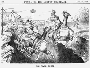 Railway Cutting Prints: The Rival Curtii, 1858
