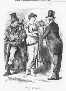 Dynamite Prints: The Rivals, 1881. Artist: Joseph Swain