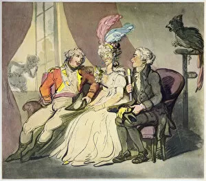 Parrot Collection: The Rivals, c1780-1825. Creator: Thomas Rowlandson