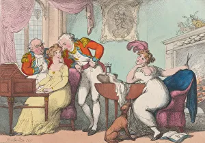 The Rivals, July 14, 1807. July 14, 1807. Creator: Thomas Rowlandson