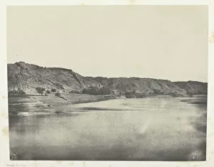 River Nile Gallery: Rive Orientale du Nil (Village de Bab), Vue Prise au Sud Philoe; Nubie, 1849 / 51