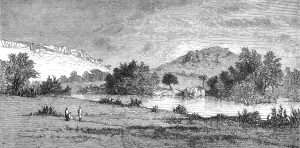 River Berhan, Abyssinian Plateau; A journey through Soudan and Western Abyssinia... 1875. Creator: Unknown