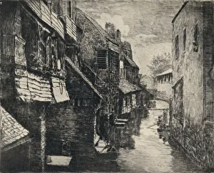 The River Bievre at Gentilly, 1915. Artist: P Roy