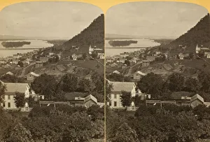 Bennett Henry Hamilton Gallery: Down the river from the Bluff at Reeds Landing, 1889. Creator: Henry Hamilton Bennett