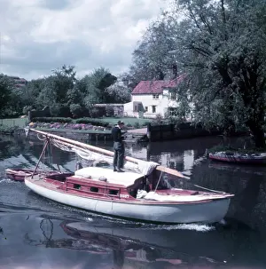 Holiday Prints: River craft on the Wensum, near Pulls Ferry