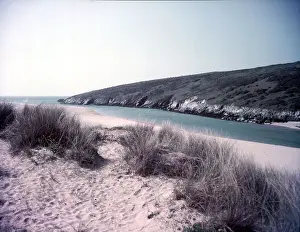 Ocean Prints: The River Gannel estuary, Newquay, Cornwall, c1955. Creator: Arthur Charles Kirby Ware