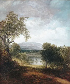 Thomas Doughty Prints: A River Glimpse, ca. 1843-50. Creator: Thomas Doughty