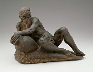 Reclining Prints: River God, 19th or 20th century. Creator: After Giovanni da Bologna (1529-1608)