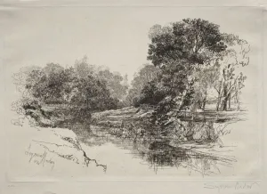 1818 1910 Prints: A River in Ireland, 1864. Creator: Francis Seymour Haden (British, 1818-1910)