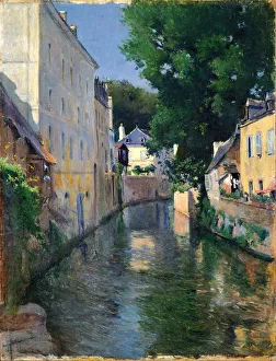The River Isole (Quimperle), 1901. Artist: Beruete y Moret, Aureliano de (1845-1912)