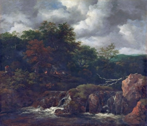 Woodlands Prints: River Landscape, between 1646 and 1682. Creator: Jacob van Ruisdael