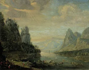 Jan Griffier The Elder Prints: River landscape, c1670-1718. Creator: Jan Griffier