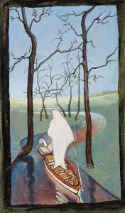 Winding Prints: On the River of Life; The Stream of Life, 1896. Creator: Hugo Simberg