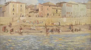 Philipsen Theodor Esbern Prints: The River Liri. Italy, 1883. Creator: Theodor Esbern Philipsen
