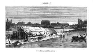 Paraguay Prints: River Paraguay, South America, 19th century