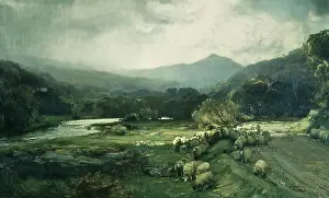 Wayside Prints: River and Road, Strathdon, 1898. Creator: David Farquharson