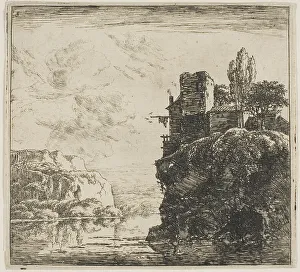 A River between Rocks, from the series Set of Landscapes, n.d. Creator: Herman Naijwincx