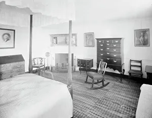 Rocking Chair Prints: The River room at Mt. Vernon, c.between 1910 and 1920. Creator: Unknown