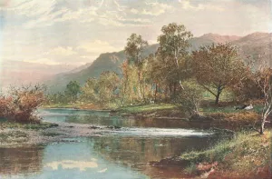 The River Running into Derwent Water, c1902. Creator: Unknown The River Running into Derwent Water, c1902. Creator: Unknown