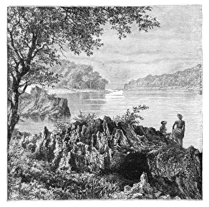 Publication Gallery: The river Salwen, above Moulmein, Myanmar, 1895