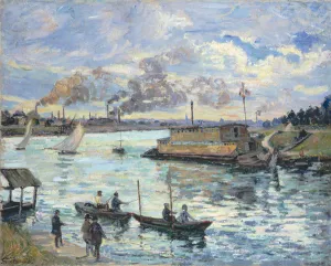 River Scene, 1890. Artist: Guillaumin, Jean-Baptiste Armand (1841-1927) River Scene, 1890. Artist: Guillaumin, Jean-Baptiste Armand (1841-1927)
