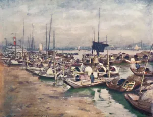 A River Scene, 1903. Artist: Mortimer L Menpes