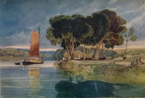 Cotman Prints: A River Scene, c1800-1842, (1924). Artist: John Sell Cotman