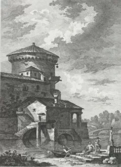Cl And Xe9 Gallery: River Scene, ca. 1750-70. Creator: Fabio Berardi