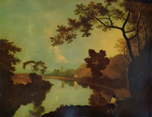 River Scene, with Figure on Bank, c1779, (1938). Artist: Richard Wilson
